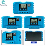 Solar Panel Regulator Battery Blue LCD Display PWM Solar Panel Durable