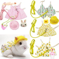 EU-FASHION Rabbit Dress Suit Bunny Pins Outdoor Fashion Lovely Pet Vest