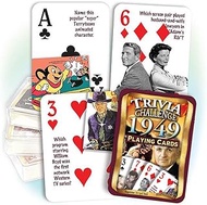 1949 Flickback Trivia Playing Cards: 66th Birthday Gift or 66th Anniversary Gift