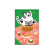 韓國 MUZIK TIGER 明信片/ Picnic Tiger