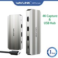 Wavlink 4K Capture And Usb Hub Support 4K 144HZ HDR HDMI DP USB Port VR204