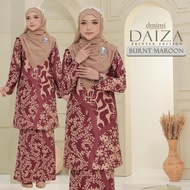 DMIMI Baju Kurung Pahang DAIZA | Kurung Pahang Batik | Material High Quality Dobby Silk | Small Size