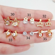 Luxury women's/children's earrings 35 models no. 7/21/23/15/25/33/17/latest kosong price xuping VIP 