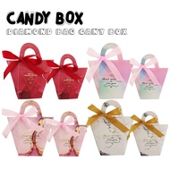 [PANDA] Diamond Bag Candy Box Wedding Party Birthday Favor Goodies Gift Souvenir Door gift Kotak Gula Majlis Kahwin