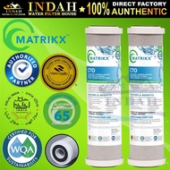 Twin Pack 2X MATRIKX CTO Halal Manufactured Matrix KX CTO 10" Filter 6X Performance