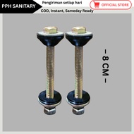 (2pcs) Brass Toilet seat tank bolts model TA6101 Closet Tank/s Closed Pot/s, Closed Tubs Toilet Wate