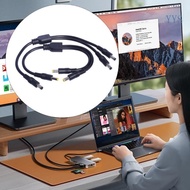 YYS Power Splitter Cord 18AWG Male to 2 Male 5 5x2 5mm 5 5x2 1mm Power Cord for LED Lighting and Cam