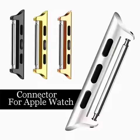 Connector Adapter for Apple Watch Series 7 6 SE 5 4 3 2 Watch Band Accessories for Apple 40mm44mm41m