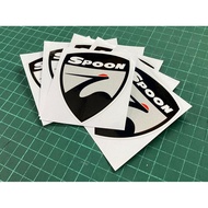 Spoon Crane 'Badge' - Sticker