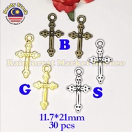 RMC6057 30 pcs Crucifix Cross Rosary Parts 🇲🇾 DIY Rosary Making Accessories Mother Mary Jesus Cathol