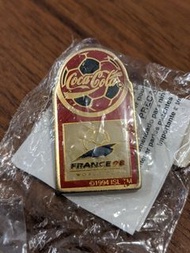 98年可口可樂世界杯襟章，貼紙及紀念品