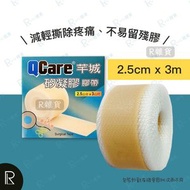 台灣入口 - Qcare芊城 矽凝膠膠帶 (2.5cm x3m) 膚色盒裝 [0087]有效期:2026/7月8日