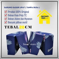 [ ONLY Cover ] 4-Fold Foam Mattress Cover/3/2 Zipper 20 cm Thick Inoac Foam Mattress Cover/ Zippered