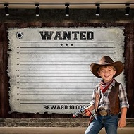 7X5ft Police Lineup Mugshot Photo Backdrop Money Reward Photography Background, Western Murder Party