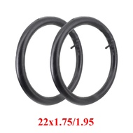 2pcs 22inch Bike Inner Tube 22x1.75/1.95 22*1.75/1.95 22*1.75 Tyre Butyl Rubber Spare Tube Snowmobil
