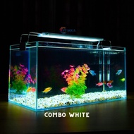 Mini desktop fish tank 40x20x20cm many models suitable for raising small and small mini desktop aqua