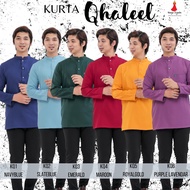 KURTA QHALEEL by ABAYA SIGADIS - CEKAK MUSANG, COUPLE RAYA 2022, NAVY BLUE, EMERALD, ROYAL GOLD, MAR