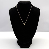 PIAGET 伯爵 Possession系列旋轉圓環鑲鑽18K玫瑰金項鍊
