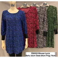 Fb2022 blouse Lycra / baju borong murah