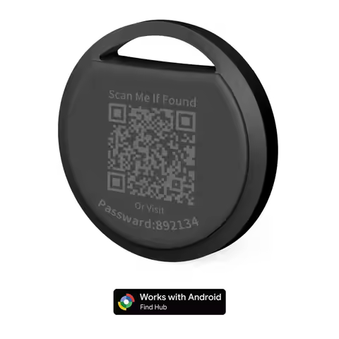 QR Code Android Tracker Bag Anti Loss Locator Work with Google's Find Hub App Navigate Smart Home It