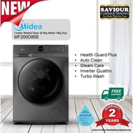 MIDEA MF200D85B 2 in 1 Combo Washer Dryer (8.5Kg Wash / 6Kg Dry) - FREE Folding Table