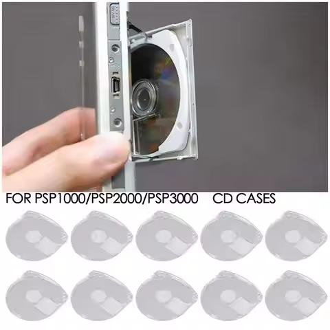 10pcs Accessories Replacement Protector Game Cd For Psp Umd Cd Case Disc Cases For PSP