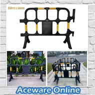 158CM  X 98CM Safety Barricade Road Barrier Fence Traffic Caution Warning Divider