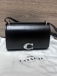 Coach Bandit Leather Crossbody Bag Black Mini 黑色coach袋