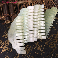 The Big Ups💕 1PC Nature Jade หวีนวดสปาการฝังเข็มหัวทรีทเมนท์ Gua Sha BOARD