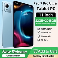 2025 NEW Pad 7 Pro Ultra Tablet 11 inch Latest Global First Android 15 Snapdragon 8Gen3 22GB+2048GB 