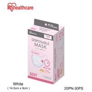 Iris Healthcare Japan Disposable White Face Mask , Size Small , 20PN-30PS