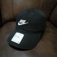 Original 100% Nike Sportswear Heritage86 Futura Washed Hat - Black