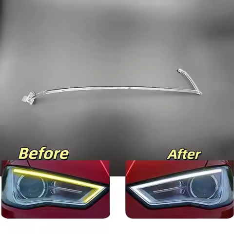 For AUDI A3 2013-2016 DRL Light guide plate Light guide tube Headlight Daytime Running Light Guide A