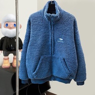 WPMZ BA// G 3B Embroidered Ski Series 3B Stand Collar Jacket B Lamb Fleece Jacket