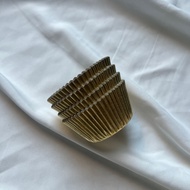Diva Cupcake Liner Gold Foil Cupcake Paper Liner 100pcs