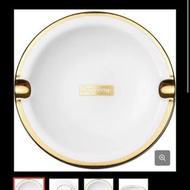 Supreme Gold Trim Ceramic Ashtray (FW17) 煙灰缸