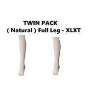 Twin Pack - MOLNLYCKE Tubigrip Shaped Support Bandage (Natural) Full leg (XLXT) - 2 PCS