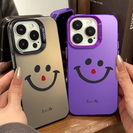 Hand Drawn Smiling Facial Expressions Phone Case Compatible for IPhone 13 15 12 11 14 Pro Max XR X XS MAX 15Plus 7/8 Plus Se2020 Hard Silicone Anti Drop Large Hole Phone Case