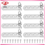 💍 8Pcs Silver Heavy-Duty Picture Frame Screws with D Ring 1.5x0.7x0.04in