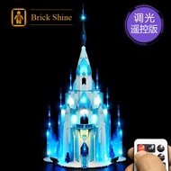 [BRICK SHINE] [Light Set] No Main Body Applicable LEGO 43197 Ice Snow Castle Unopened Remote Control
