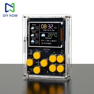 Game Console Electronic DIY kit Handheld Device Weather Display and Clock XiaoZhi AI Robot Soldering