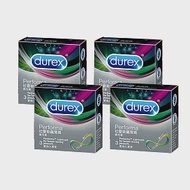 Durex杜蕾斯-飆風碼 保險套(3入)*4組