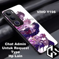 HP Glossy glitter Softcase for type VIVO Y19S 4Ghp Genshin Impact Motif/case vivo y19s vivo y19s viv