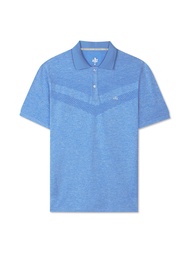 AIIZ (เอ ทู แซด) - เสื้อโปโลแอคทีฟผู้ชาย ผ้าทอลายมูลิเน่น้ำหนักเบาแห้งเร็วnMen's Quick Dry Textured Active Polo Shirts
