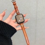Leather Watchband For A-pple Watch Strap Series11 10 9 87654321,SE,Ultra Leather i Wath Strap Size 4