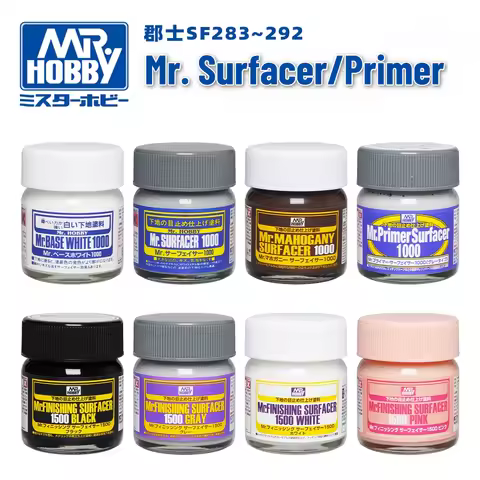 MR HOBBY SF Mr. Surfacer SF283~SF292 Oil-based Surface Primer 40ML for Plastic Model Paint Finishing