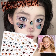 Cute Cartoon Halloween Face Stickers Children's Face Festival Decoration Stickers Temporary Z6o9