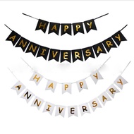 [Coisíní] Happy Anniversary Banners Happy Birthday Party Decoration Gift For Boyfriend Girlfriend