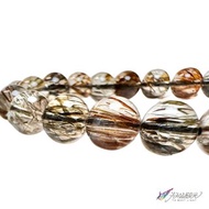 Super 7 黑金超七 水晶手鍊 手鏈 手珠 串珠