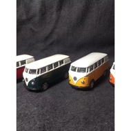 Willie Volkswagen 1962 Version Van Miniature Bus Classic Car Alloy Car Model Pull Back Toy Car Colle